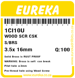 1CI10 - Wood Screw -1CI10_Label_T